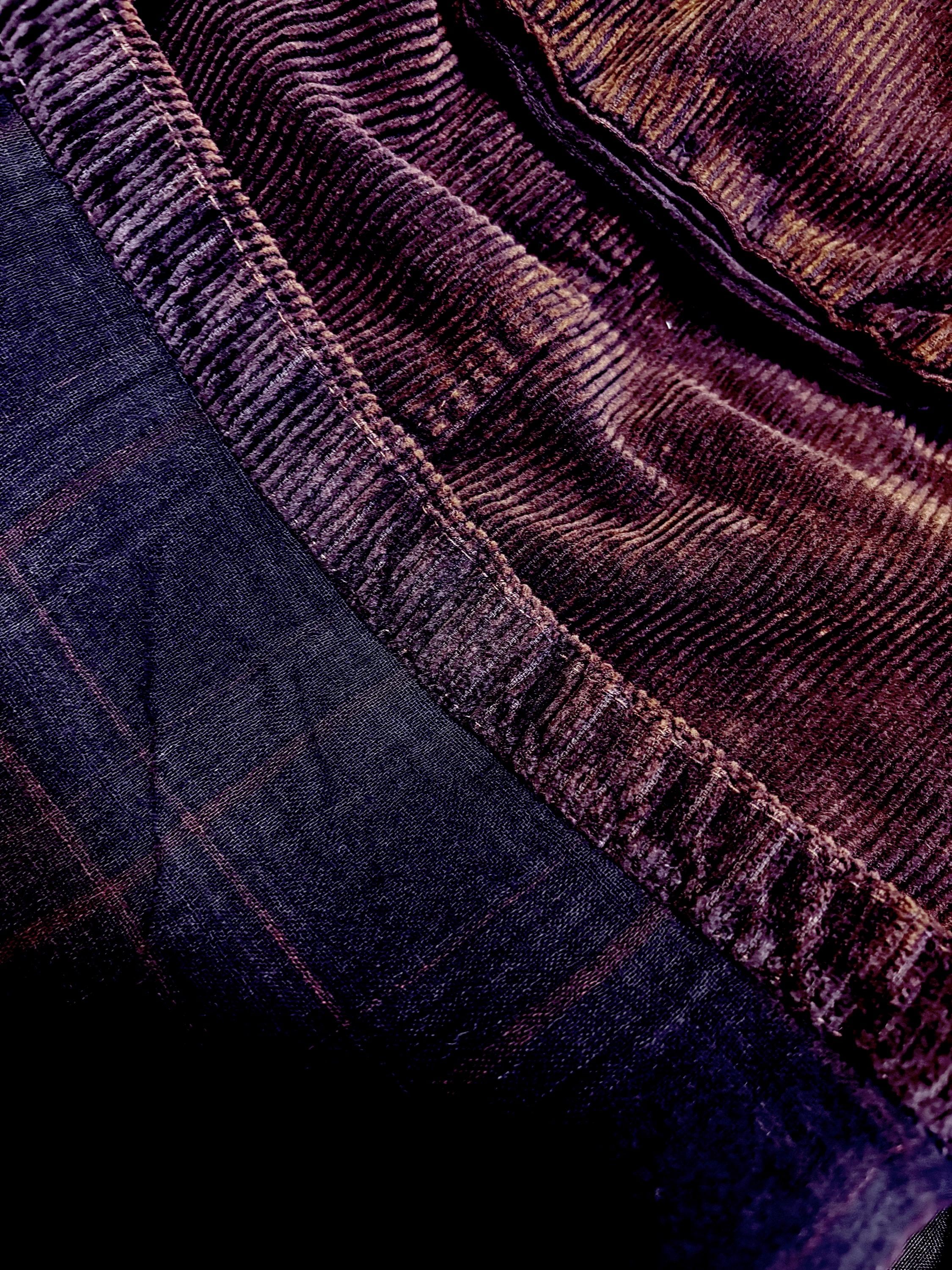 Oversized Corduroy Harem Pants: Quilted Cotton, Relaxed Fit